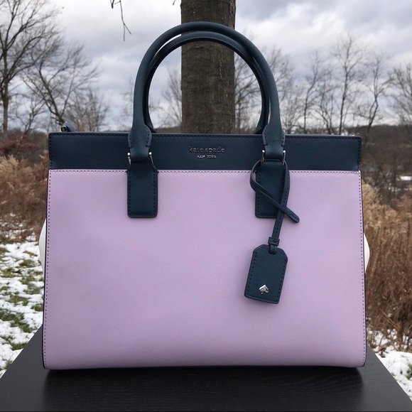 kate spade Handbags - Kate Spade Cameron Large Satchel Lavender